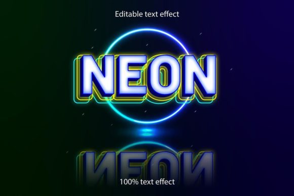 Download Neon Editable Text Effect Neon Style - Style Collection