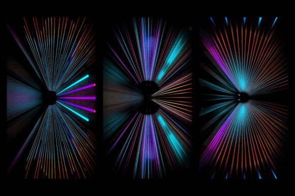 Download Abstract Background Laser Light - Round Collection