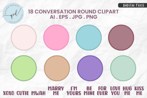 Download 18 Conversation Round Clipart - Round Collection