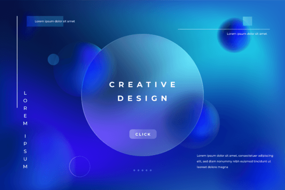 Download Dark Blue Morph Background Gradient - Round Collection