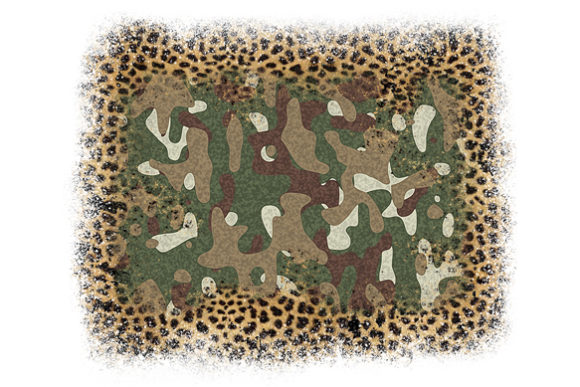 Download Camouflage Leopard Background - Round Collection