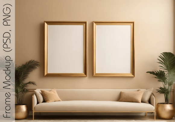 Download Two Digital Frame Mockup - Digital Collection