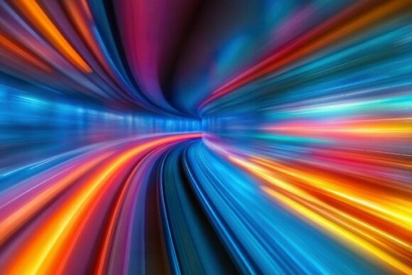 Download Speed Tunnel Background Wallpaper - Round Collection
