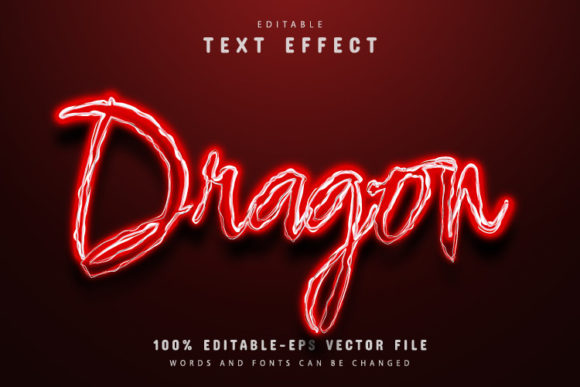 Download Dragon Text Effect Neon Style - Style Collection