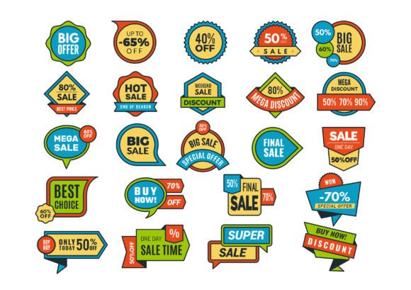 Download Round Sale Stickers - Round Collection