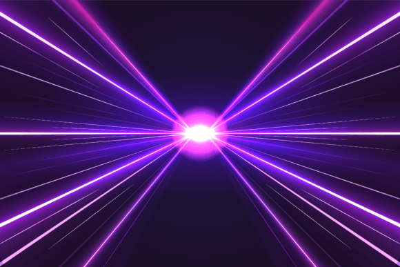 Download Neon Fusion Background Laser Light Retro - Round Collection