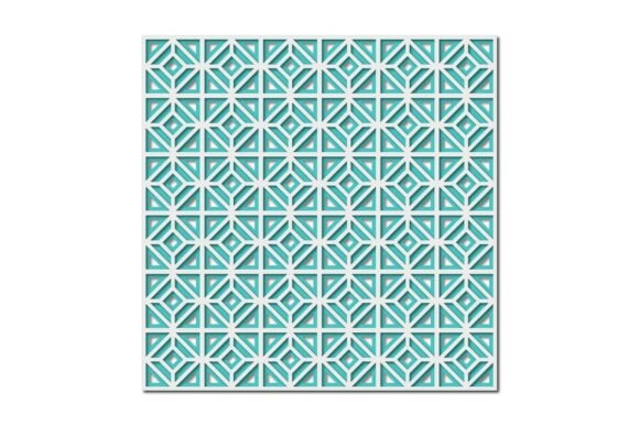 Download Layered Cutout Geometric Background Mat - Round Collection