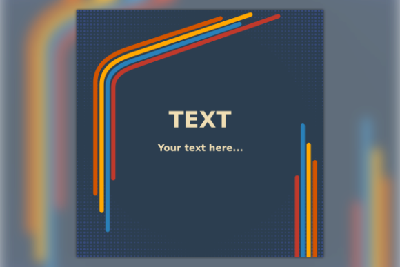 Download Retro Colorful Lines Halftone Background - Round Collection