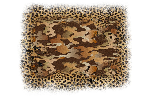 Download Camouflage Leopard Background - Round Collection