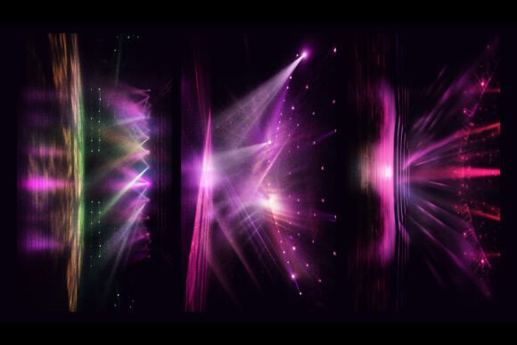 Download Abstract Background Laser Light - Round Collection