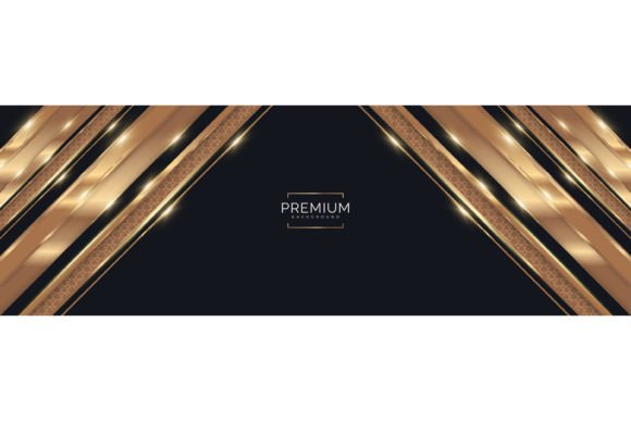 Download Elegant Black and Gold Background - Round Collection