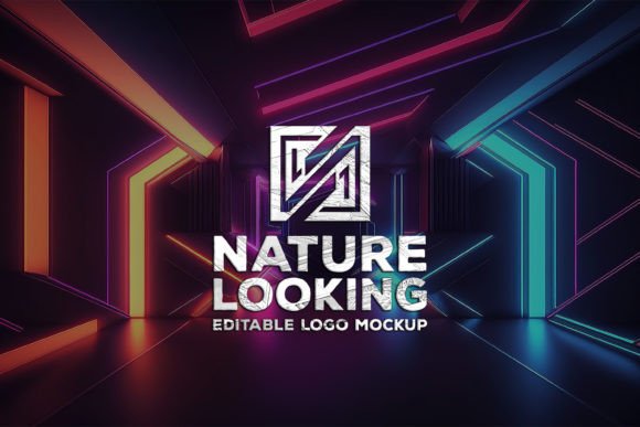 Download Logo Mockup on the Tunnel Background - Round Collection