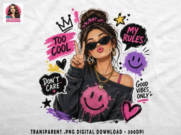 Download Trendy Cool Girl | Street Style PNG - Premium Bundle