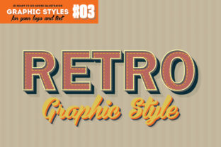 Download 10 Retro Adobe Illustrator Graphic Style - Style Collection