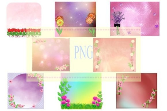 Download Flower Digital Frame Png Floral Frame - Digital Collection