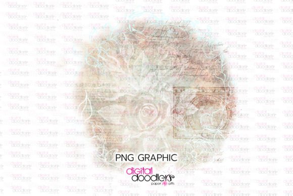 Download Floral Wreath Vintage Digital Frame - Digital Collection