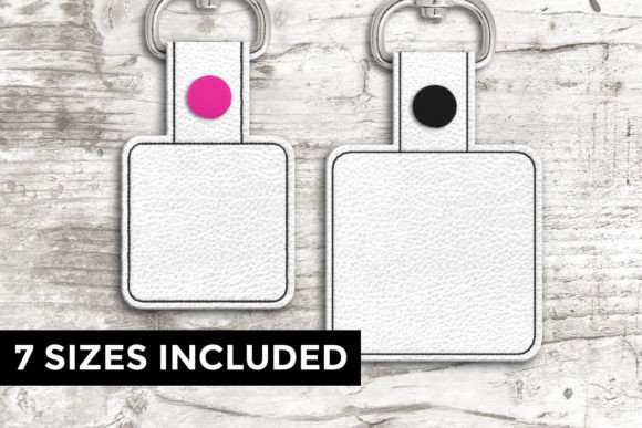 Download Rounded Square Blank ITH Key Fob - Round Collection