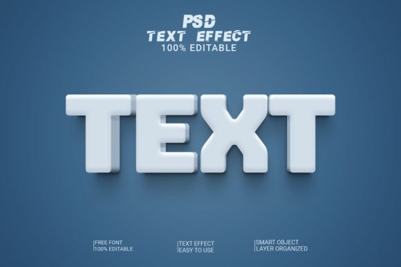 Download PSD Text 3d Text Style Effect - Style Collection