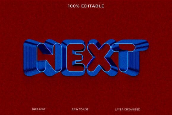 Download 3D Text Style Effect - Style Collection