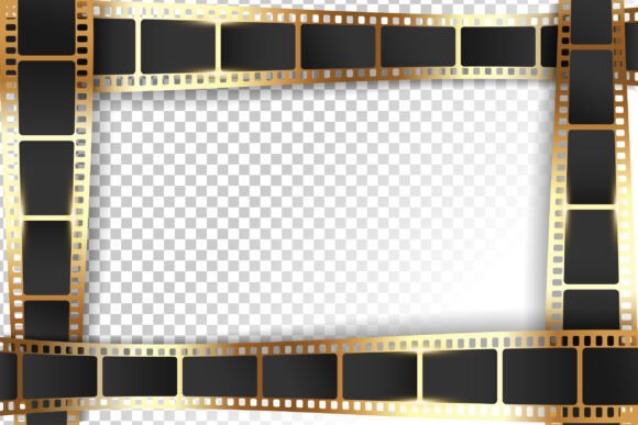 Download Shiny Filmstrip Frame Backgrounds - Round Collection
