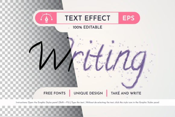 Download Writing Text Effect, Graphic Style - Style Collection