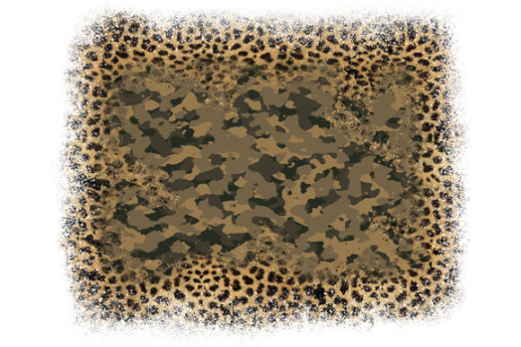 Download Camouflage Leopard Background - Round Collection