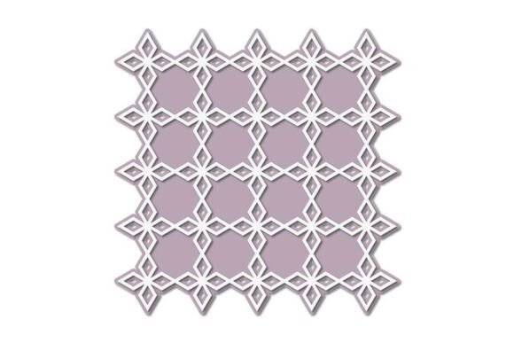 Download Layered Cutout Geometric Background Mat - Round Collection