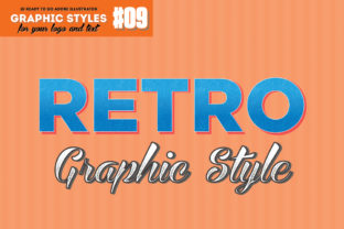 Download 10 Retro Graphic Style for Adobe Illustrator - Style Collection