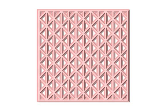 Download Layered Cutout Geometric Background Mat - Round Collection