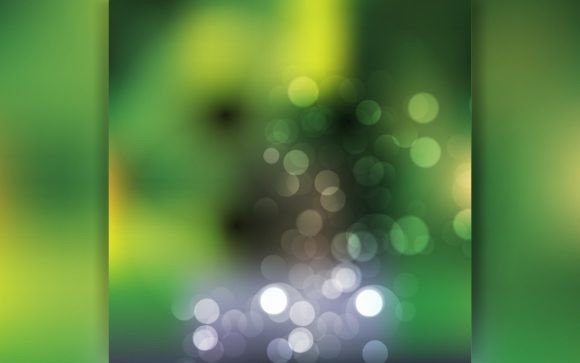 Download White Lighting Particle Bokeh Background - Round Collection