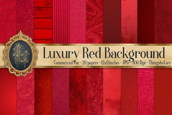 Download Red Background Valentine Chrismas - Round Collection