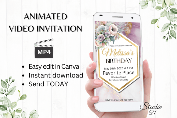 Download SMS Digital Birthday Invitation - Digital Collection