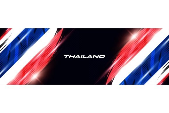 Download Thailand Flag in Brush Paint Style - Style Collection