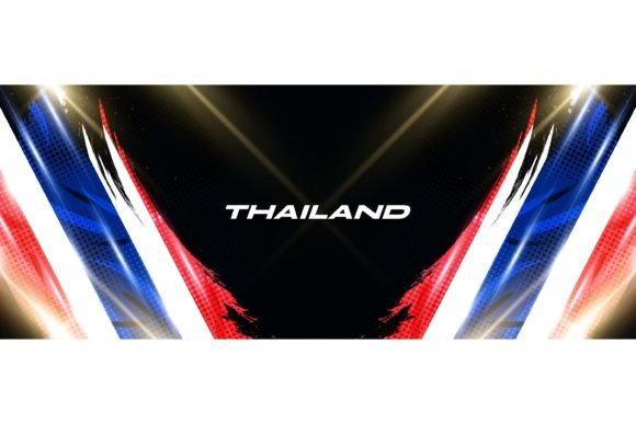 Download Thailand Flag in Brush Paint Style - Style Collection
