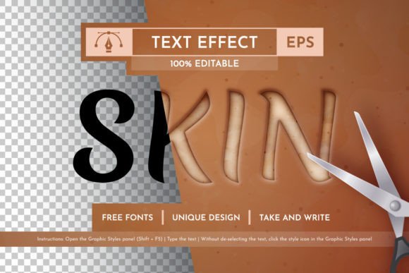 Download Skin Text Effect, Graphic Style - Style Collection