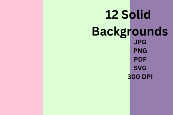 Download 12 Solid Color Background Bundle - Round Collection