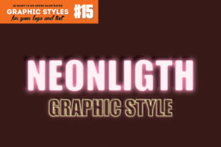 Download 10 Neon Light Graphic Style for Adobe Illustrator - Style Collection